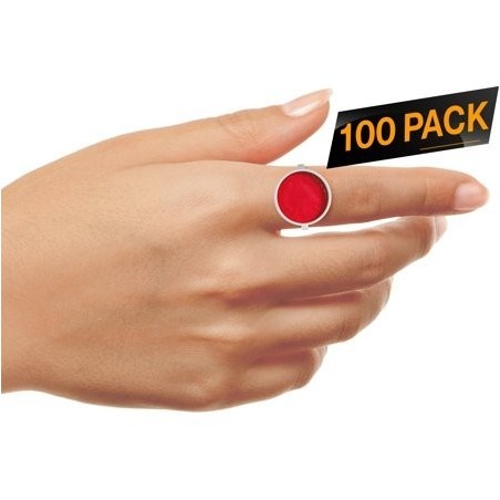Anello da inchiostro monouso in plastica 1.1cm 100pz